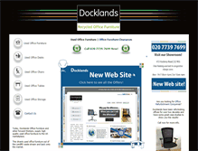 Tablet Screenshot of docklandsrecycledfurniture.co.uk